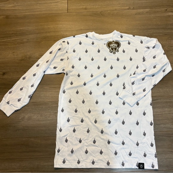 Bad Monday Long Sleeve Tee Dress - Picture 2 of 3